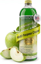 Advanage 20X All Purpose Cleaner Concentrate – The Wonder Cleaner 32 fl oz Green Apple Cleaning Supplies for Bathroom Cleaner, Floor Cleaner, Multipurpose Cleaner | Made in USA Multisurface Cleaner