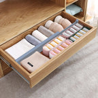 ANTOWIN Expandable Bamboo Drawer Dividers, Fits 17.6-21.6" Drawers