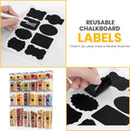 KICHLY Plastic Airtight Food Storage Containers Sets with Lids, 24 Pack