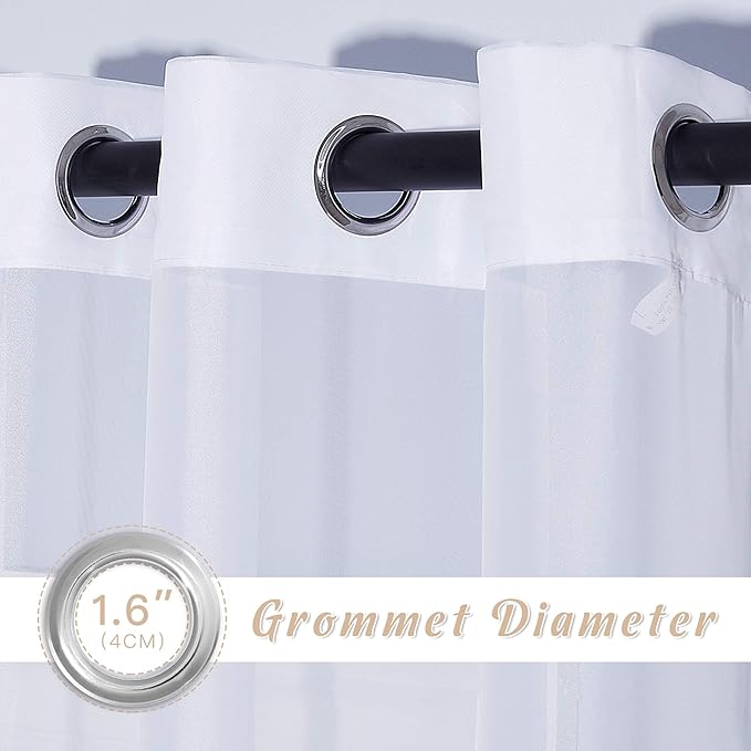 NICETOWN Sheer Curtains 63 inch Length - Image 2