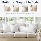 MIULEE 18x18 Pillow Inserts, Decorative Fluffy Throw Pillow Inserts Cotton - Image 4