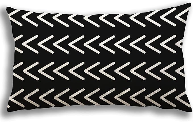 YCOLL Lumbar Pillow Covers 12x20 Set of 4, Modern Sofa Throw Pillow Cover - Image 5