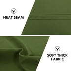 DWCN Christmas Olive Green Room Darkening Blackout Curtains - Image 6