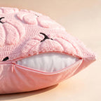 Fall Pillow Covers Pumpkin Fall Decor 18x18 Set of 2 Pink