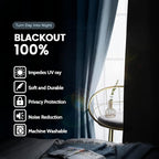 SimpleHome 100% Blackout Curtains - Image 2
