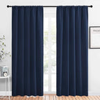 NICETOWN Navy Curtains Blackout Draperies by NICETOWN