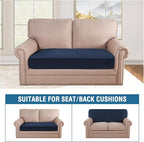 H.VERSAILTEX Velvet Stretch Individual Couch Cushion Cover Plush Slipcover - Image 3
