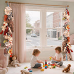 CERETIA 80" Stuffed Animal Organizer Chain, Corner Storage,Baby Blue,2pc