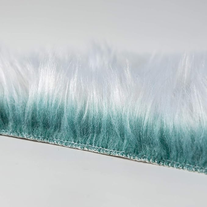 Ashler faux fur rug, Fluffy Shaggy Area Rug Ultra Soft 5 x 7 Feet Rectangle Fur - Image 6