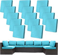 14Pcs Stretch Patio Cushion Covers, Outdoor Couch Covers Replacement, Outdoor by BIETYONE