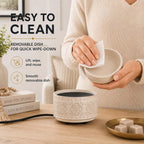 mocosa Ceramic Wax Melt Warmer for Scented Wax Melts 3-in-1 Electric