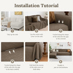 HOMERILLA Sectional Couch Covers - Image 6