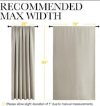 NICETOWN 2 Panels Blackout Curtains, Rod Pocket Thermal Insulated Drapess - Image 6