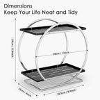 Bathroom Counter Organizer, 2-Tier Perfume Organizer for Dresser