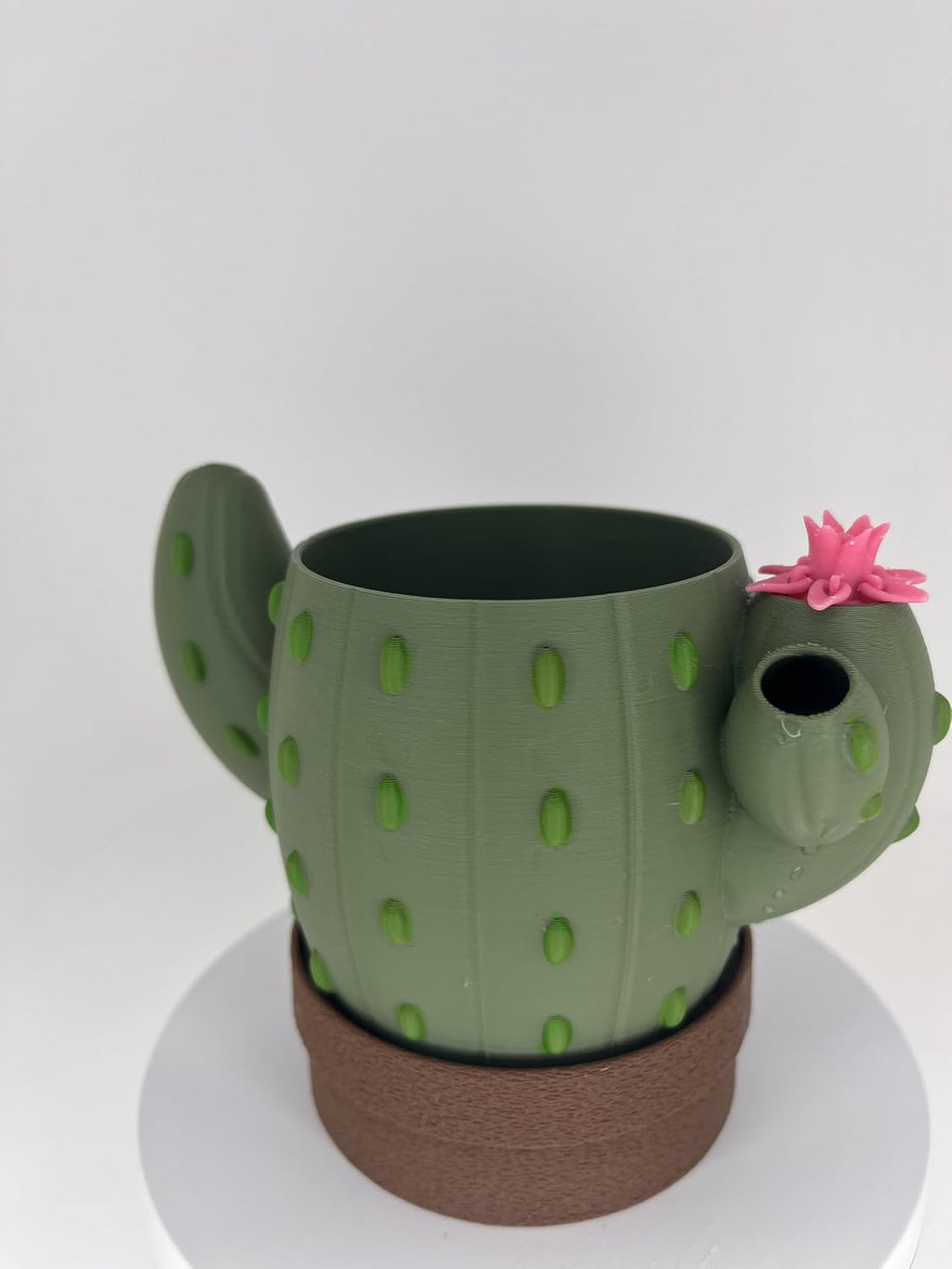 Self Watering Cactus Planter, Small Succulent Plant Pot Modern Indoor Planter for Desk, Home and Office Decor