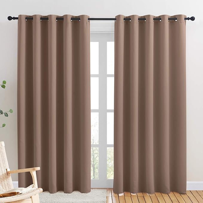 NICETOWN Window Draperies Blackout Curtain Panels, Window Treatment Thermal by NICETOWN