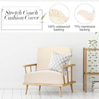 Newwiee 8Pcs Patio Cushion Covers Stretch Outdoor Cushion Cover Replacement - Image 4