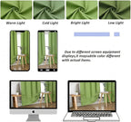 Simplebrand Ava Lime Short Blackout Curtains - Image 8
