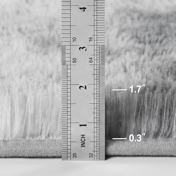 Large Shag Area Rugs 10 x 14, Tie-Dyed Plush Fuzzy Rugs - Image 2