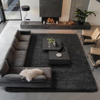 Ophanie Area Rugs 9x12 Living Room, Large Black Bedroom Carpet, Big Shag Indoor - Image 3