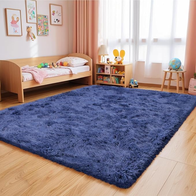 Shag Area Rug for Bedroom 4x6, Soft Fuzzy Rug Non-Shedding Indoor Plush Carpet - Image 6