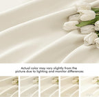 MIULEE Birch Back Tab Blackout Curtains 102 Inch Long 2 Panels Set - Image 8