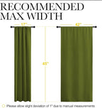 NICETOWN Window Curtains Blackout Drapes, Thermal Insulated Solid Rod Pocket - Image 7