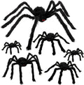 Colovis 6 Pcs Large Scary Halloween Spider Decorations for Outdoor, Yard