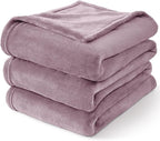 BEDELITE Fleece Blanket Dusky Violet Throw Blankets - Image 8