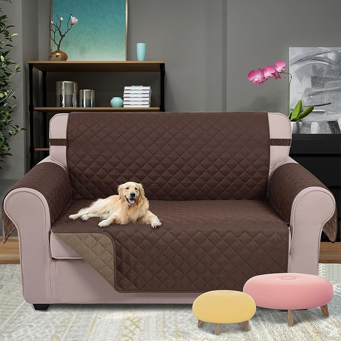 U-NICE HOME Loveseat Sofa Cover Reversible Couch Covers - Image 2