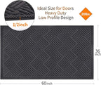 Mibao Front Door Mat, Dirt Trapper Welcome Mat - Image 2