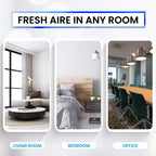 Bluonics Fresh Aire Water Air Washer, Water-Based Air Revitalizer & Room Freshener with 7-Color LED Night Light and Relaxing White Noise for Home, Bedroom, Office