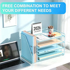 gianotter 4-Tier Paper Organizer With Magazine Holder