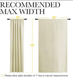 NICETOWN Living Room Curtains, Home Decorations Thermal Insulated Solid Rod - Image 7