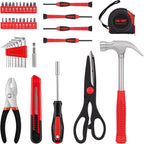 39-Piece Home Tool Set with Compact Case for Repairs and DIY