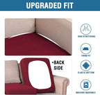 H.VERSAILTEX High Stretch Individual Seat Cushion Covers Sofa Slipcovers Couch - Image 7
