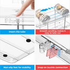 Can Organizer for Pantry 3 Tiers Rolling Can Storage Cupboard
