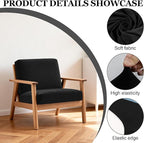 4Pcs Patio Stretch Cushion Covers, Outdoor Sofa Replacement Cover Slipcovers - Image 3