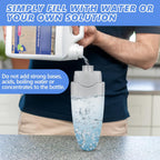 Microfiber Flat Mop with Sprayer for Floor Cleaning: Spray Wet Mop Compact