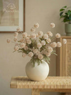 9 Pcs Fake Flowers Mini Artificial Chrysanthemum Mums Stems