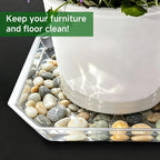 Plastic Plant Saucer, 6 Pack, Square, (14x14)