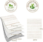 Nakagishi Area Rug Living Room Rugs: 3x5 Soft Machine Washable Boho Neutral - Image 3