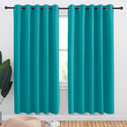 NICETOWN Peacock Teal Blackout Draperies Curtains by NICETOWN