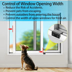 ZRFCXE Window Locks, 4 Pack for Horizontal & Vertical Sliding Windows