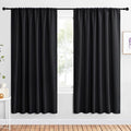 NICETOWN Black Blackout Curtain Blinds by NICETOWN