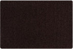 Luul Home Non Slip Brown Solid Rubber Back Thin Door Mat for Entryway 2x3 for Kitchen, Rug for Bathroom, Stain Resistant Easy Cleaning Non Shedding Carpet Brown 2 x 3