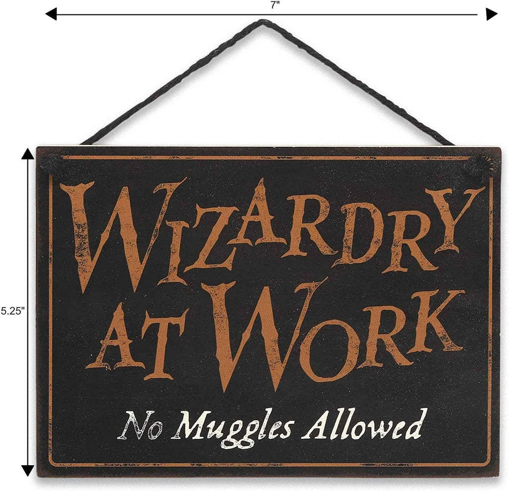 Harry Potter Double Sided Hanging Wood Wall Decor