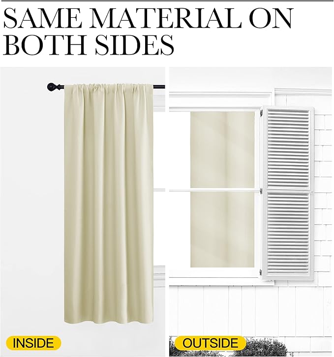 NICETOWN Room Darkening Curtains - Image 5