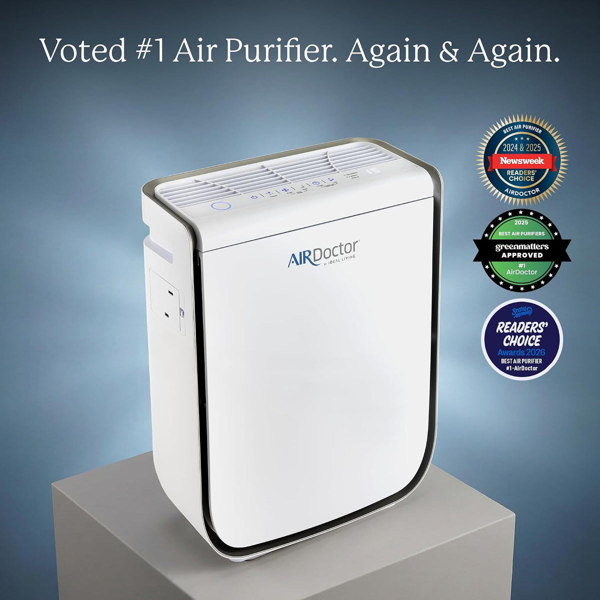 AIRDOCTOR 2000 Smart for Small & Medium Rooms and Bedrooms. 3 Stage Filtration with UltraHEPA