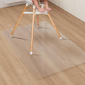 Clear Plastic Area Mat for Under Dining Table, 4'×6' Large Vinyl Area Rug